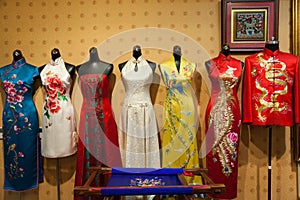 Traditional Chinese cheongsam store