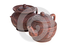 Traditional Chinese clay teapot