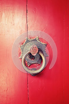 Chinese door knocker