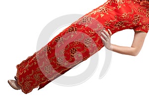Traditional chinese dress-cheong sam photo