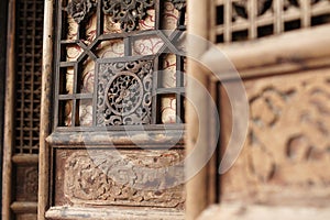 Traditional chinese encarved doors