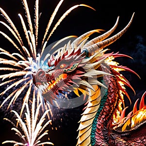 Traditional Chinese firecrackers, explosive decorations to celebrate festive new year