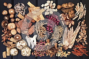 Traditional Chinese Herb Selection