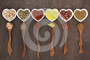 Traditional Chinese Herb Tea Selection photo