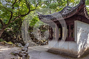 Traditional Chinese house in garden in Nanxun, Zhejiang, China