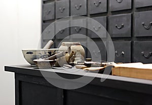 Traditional chinese medicine shop