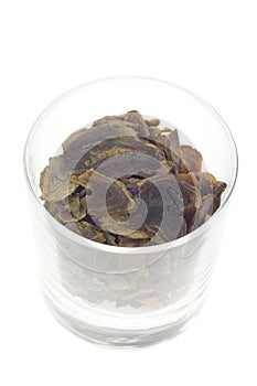 Traditional Chinese Medicine - Sliced red ginseng (Panax ginseng