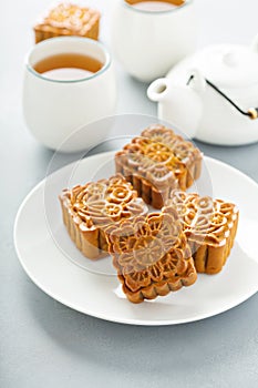 Traditional Chinese mooncakes