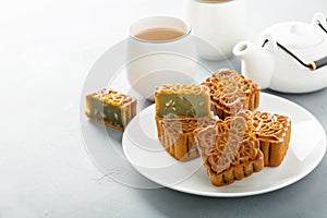 Traditional Chinese mooncakes