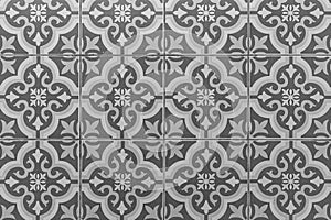 Traditional chinese pattern floor tiles texture and seamless