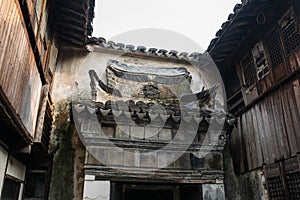 Traditional Chinese Residence at Zhouzhuang Water Town, Jiangsu Province, China
