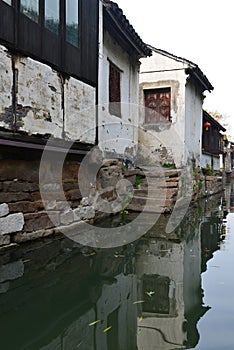 Traditional Chinese Residence at Zhouzhuang Water Town, Jiangsu Province, China