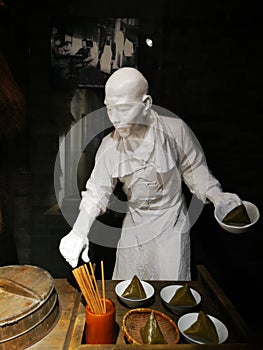 Traditional Chinese rice-pudding museum in Jiaxing