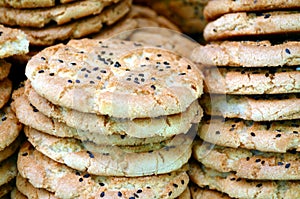 Traditional Chinese sesame biscuit