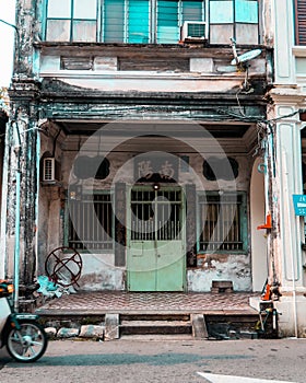 Derelict Heritage House, George Town, Penang, Malaysia