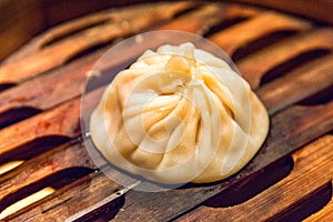 Traditional Chinese Soup-Filled Pork Dumpling Xiao Long Bao