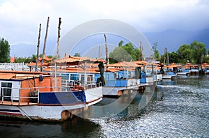 Traditional chinese style boat