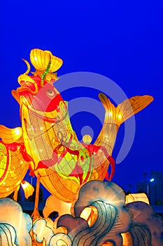 Traditional Chinese style lanterns - Carp