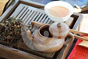 Traditional chinese tea ceremony accessories