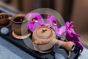 Traditional Chinese tea Set up