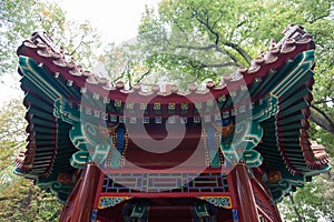 Traditional Chinese Tomb in Warsaw Outdoor Park in Warsaw Poland 2014 October