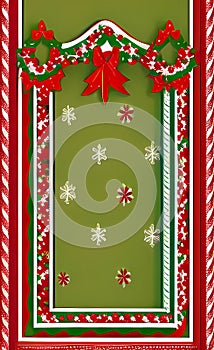 Traditional Christmas border