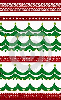 Traditional Christmas border