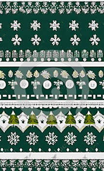 Traditional Christmas border