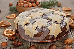 Traditional Christmas cake