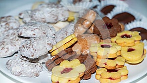 Traditional Slovak Christmas cookies