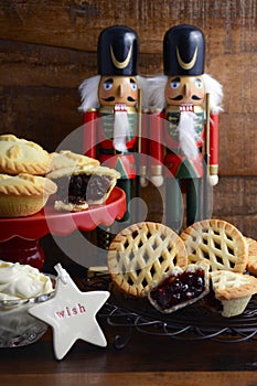 Traditional Christmas Fruit Mince Pies.