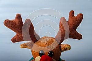 The traditional Christmas image of Rudolf the reindeer