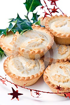 Traditional christmas mince pies