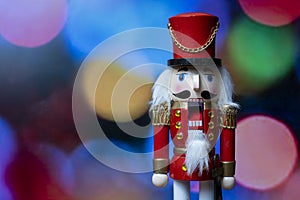 Traditional Christmas Wooden Nutcracker photo