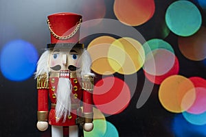 Traditional Christmas Wooden Nutcracker photo