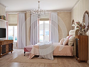 Traditional Classic Modern Provence Rustic Bedroom