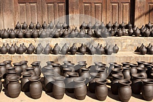 Traditional clay pottery