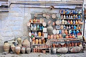 Traditional clay pottery for sale
