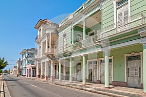 Traditional colonial style buildings located on main street