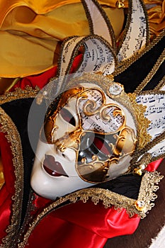 Traditional colorful Venice mask