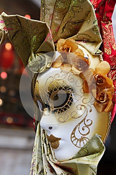Traditional colorful Venice mask