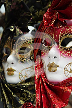 Traditional colorful Venice mask