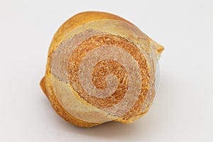 Traditional Columbian Pandebono with a White Background