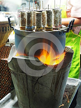 Traditional Cooking Of Ancient Thai Dessert