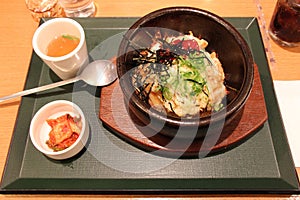 traditional corean dish in okayama (japan) photo