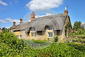 Traditional Cotswold Stone Village Cottages