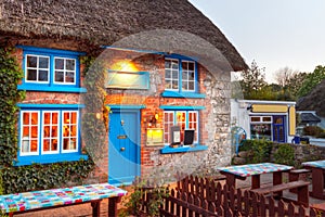 Traditional cottage house of Adare photo