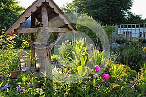Traditional cottage style garden