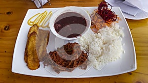 Traditional Cuban Food Dish