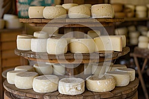 Traditional cured curd cheeses from the cariri region northeastern brazil photo